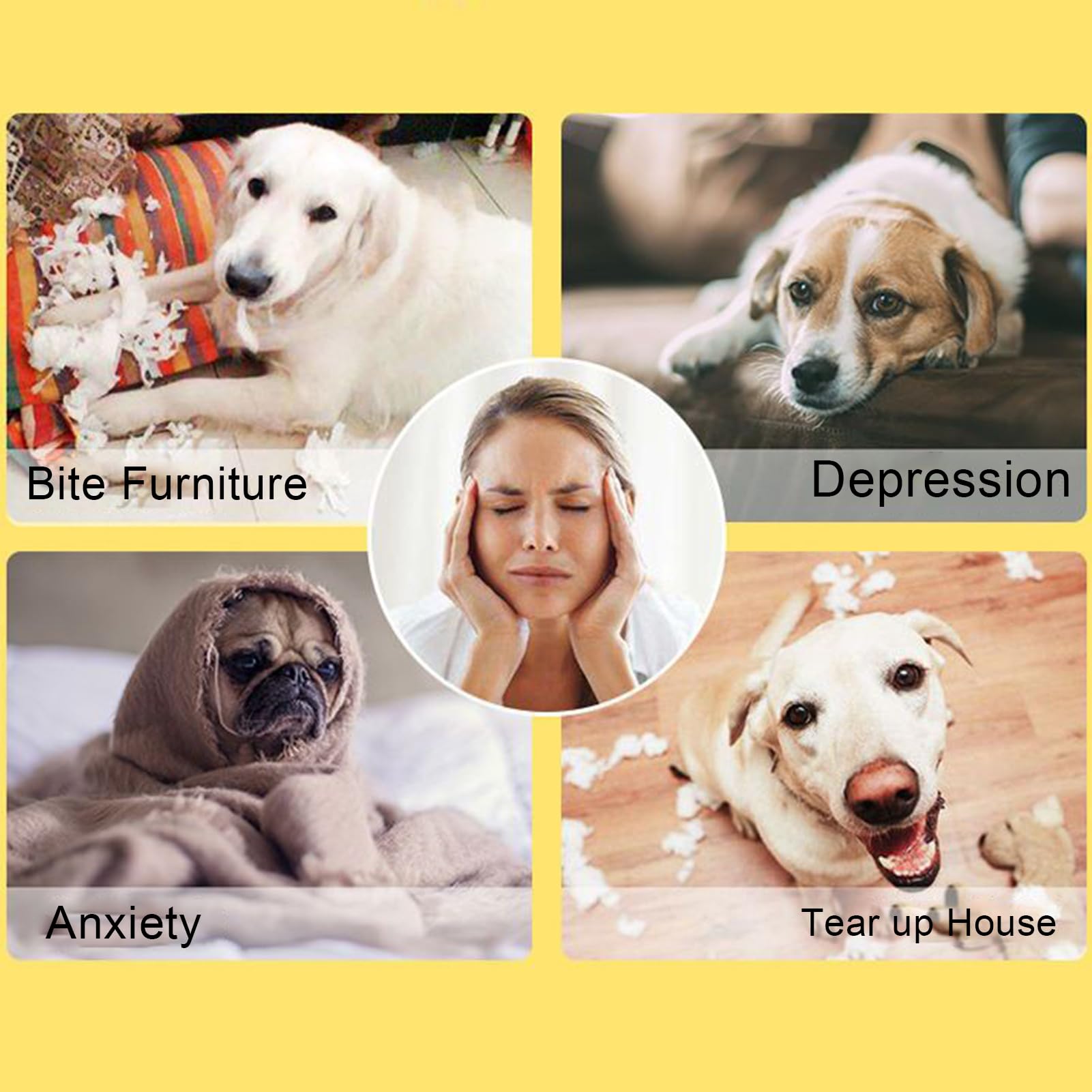 Palla da fiuto per cani, abilità giocattoli interattivi portatili per cani, giocattoli da masticare per l'arricchimento del cane, incoraggiano le abilità naturali di foraggiamento Slow Food Training