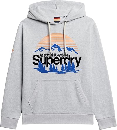 Superdry Mens Great Outdoors Graphic Hoodie