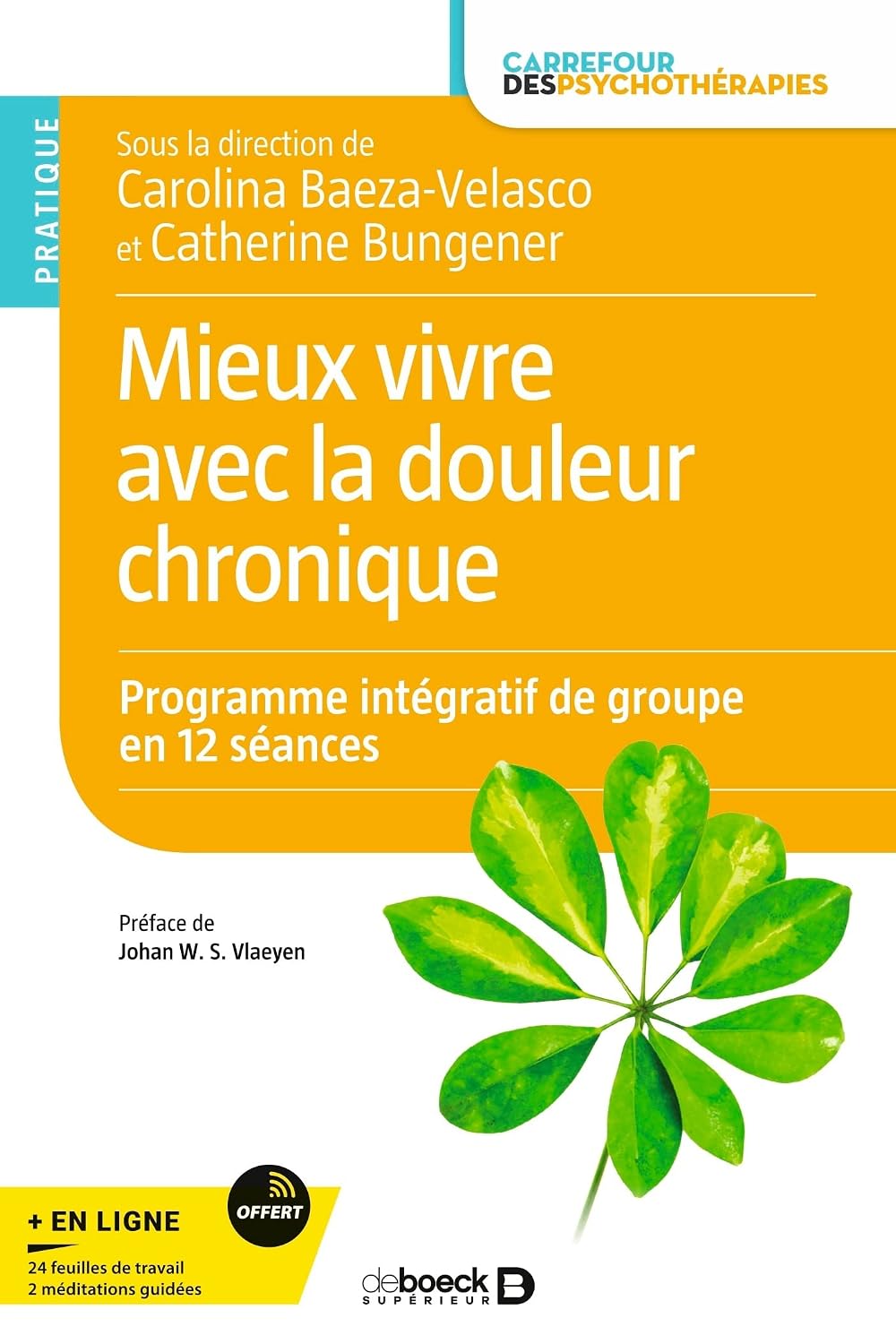 Mieux vivre avec la douleur chronique: Programme intégratif de groupe en 12 séances (French Edition)