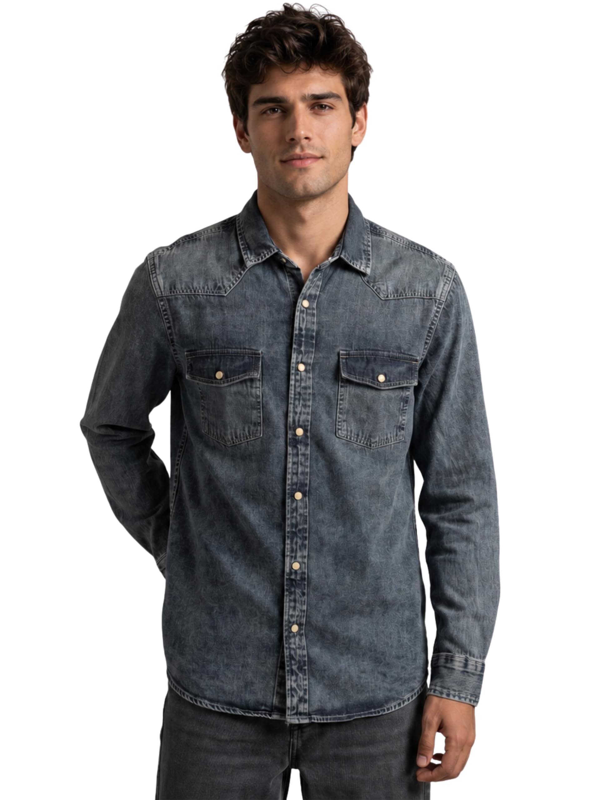 Men's Regular Fit Shirt - 100% Cotton | Casual Shirts for Men | Full Sleeve-image-48