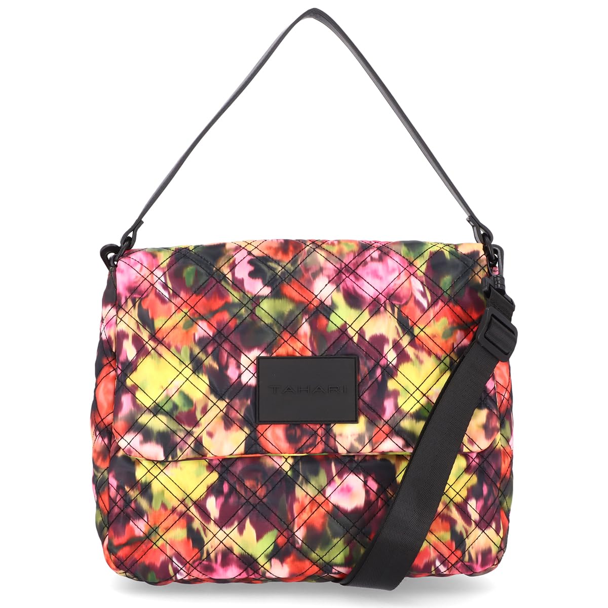 Tahari Hillcrest Flap Shoulder Bag, Abstract Floral, One size
