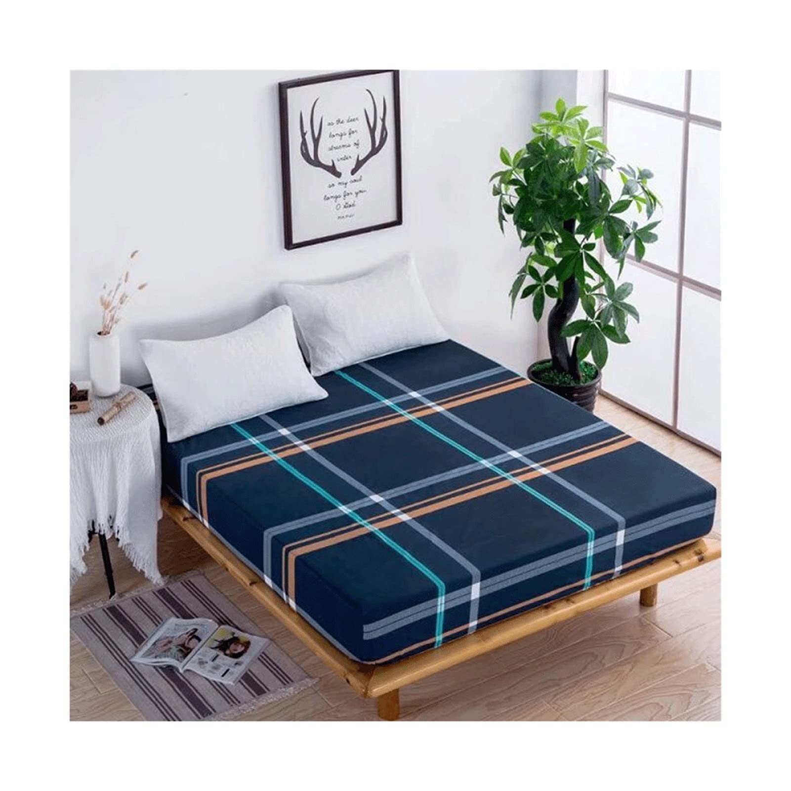 Protège-matelas imperméable 200x220 contre les fuites et taches de nuit