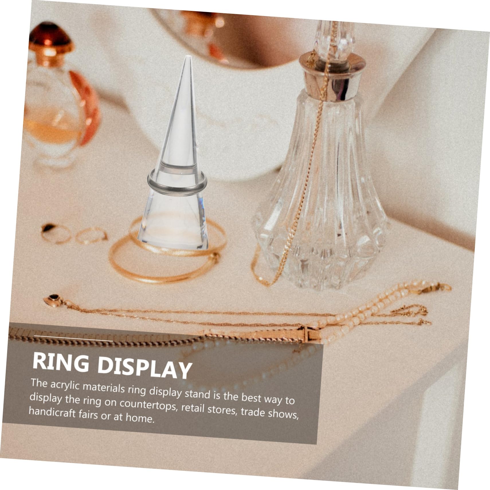 NOLITOY 3sets Hand Ring Holder Ring Display Stand Display Rack for Wedding Store Prop 6pcs*3