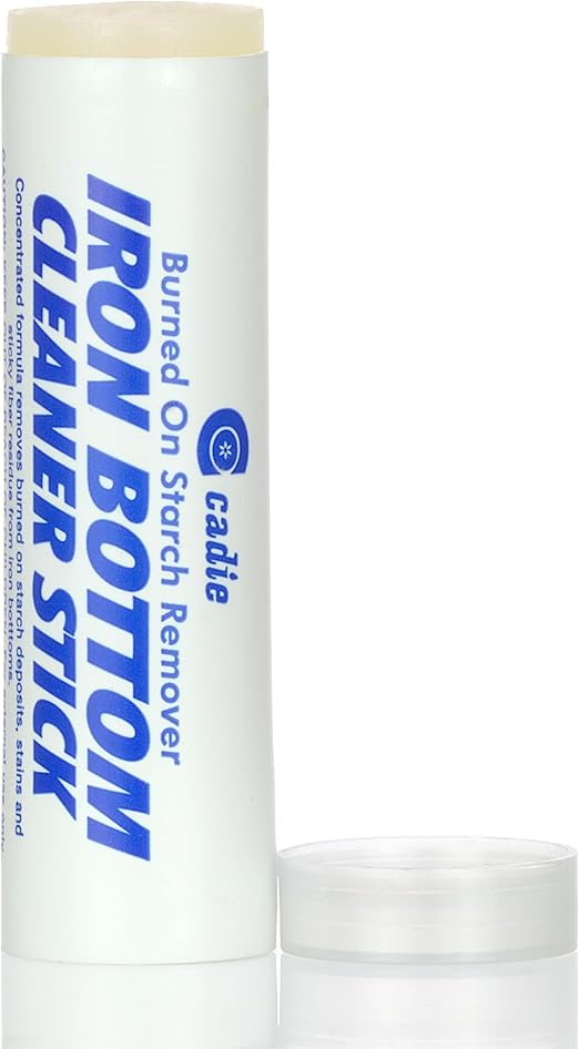 Steam Iron Bottom Cleaner Stick – Removes Build-Up Starch, Melted Fabric, Glue from Hot Iron – Eliminates Sticky Residue On Any Iron Soleplate on the Market - Easy to Use – 1 Pack