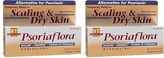Nature's Way Boericke & Tafel Psoriaflora Topical Cream, Dry Skin Relief††, Reduces Redness & Itching††, Psoriasis Treatment††, 1 Oz (Pack of 2)