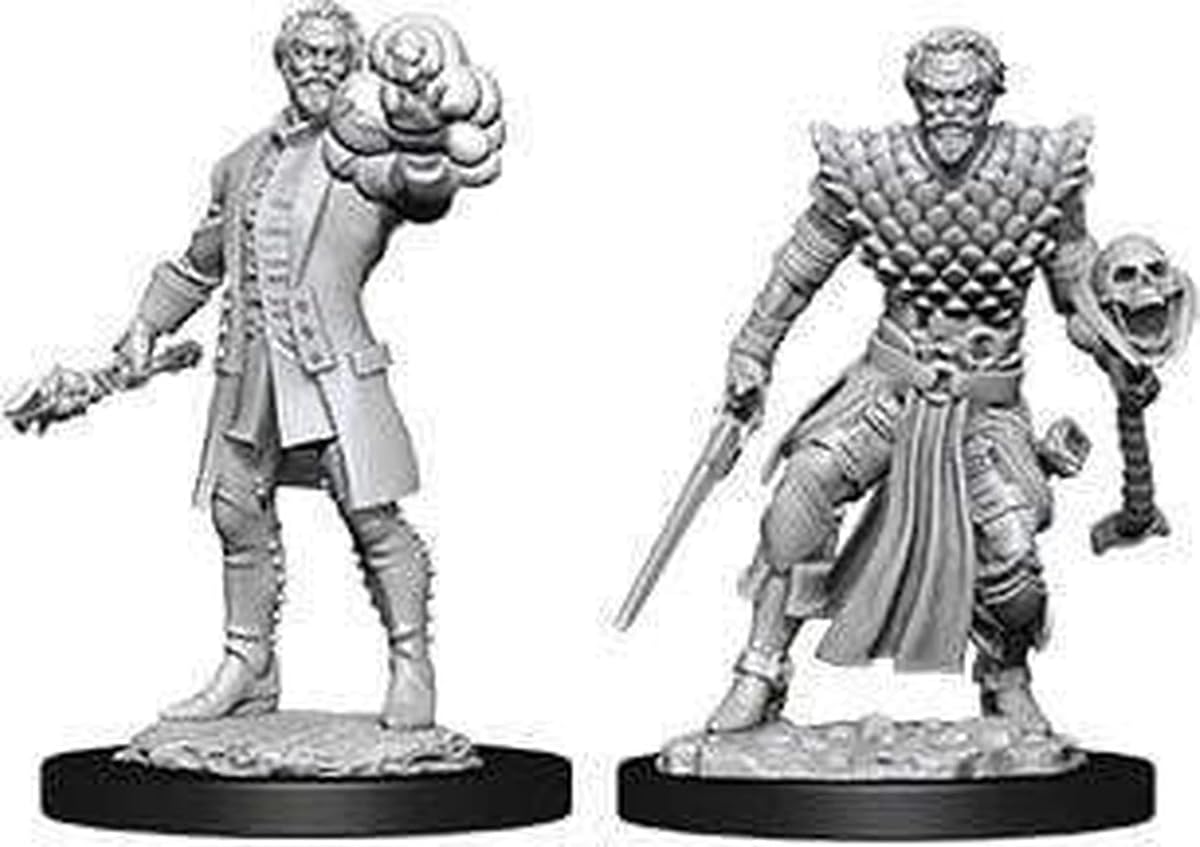 Miniaturas maravillosas de D&D Nolzur - Brujo humano masculino