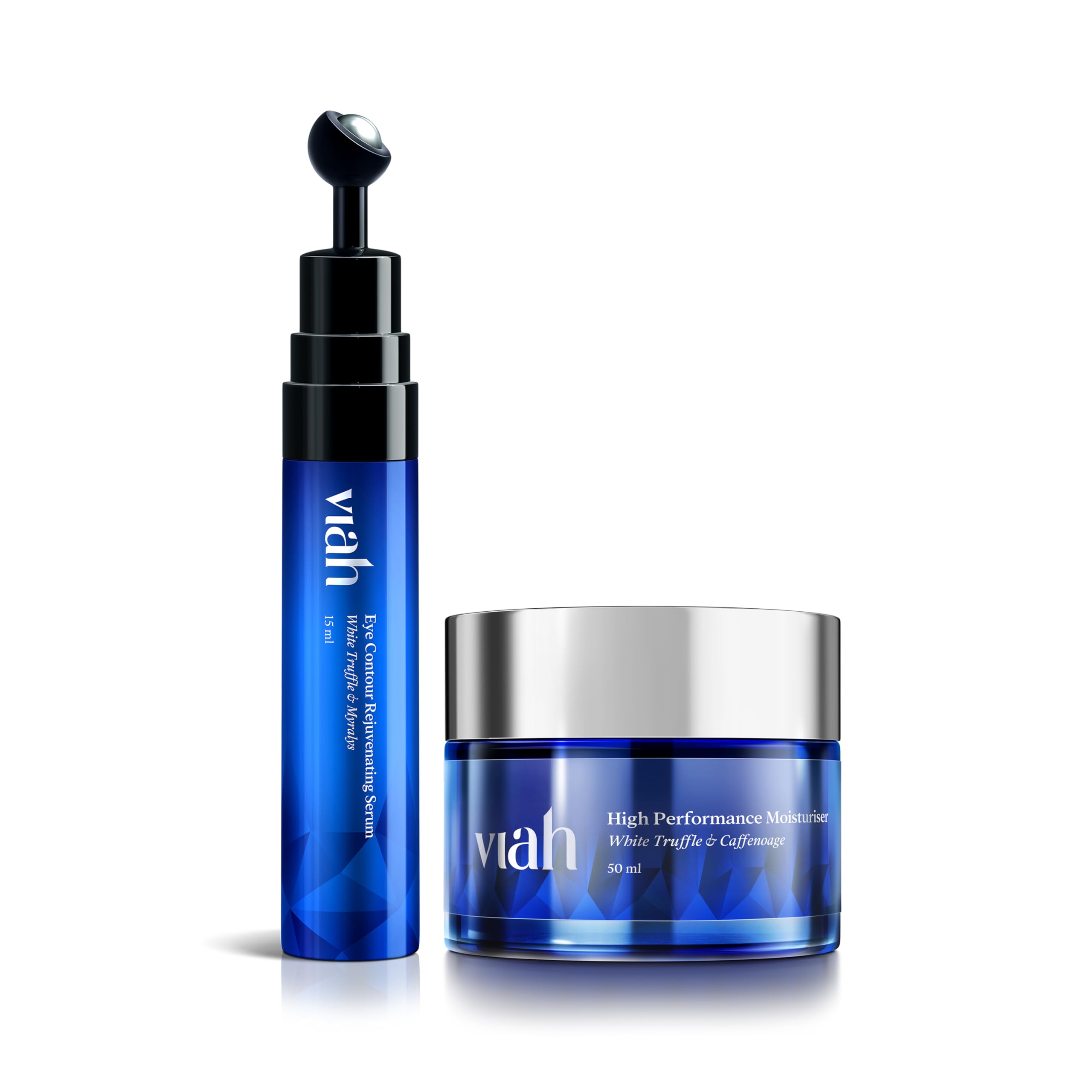Viah White Truffle Complete Repair Set - High Performance Moisturiser & Eye Contour Rejuvenating Serum | Set of 2-image-2