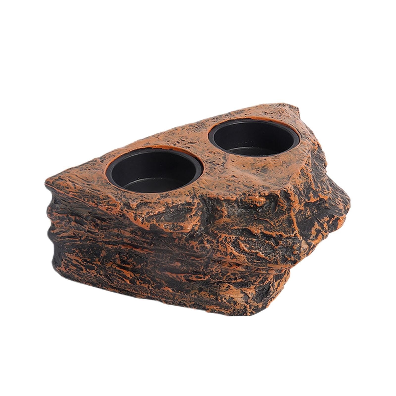 Bol pour nourriture et eau de geckos, gamelle pour reptiles lavable