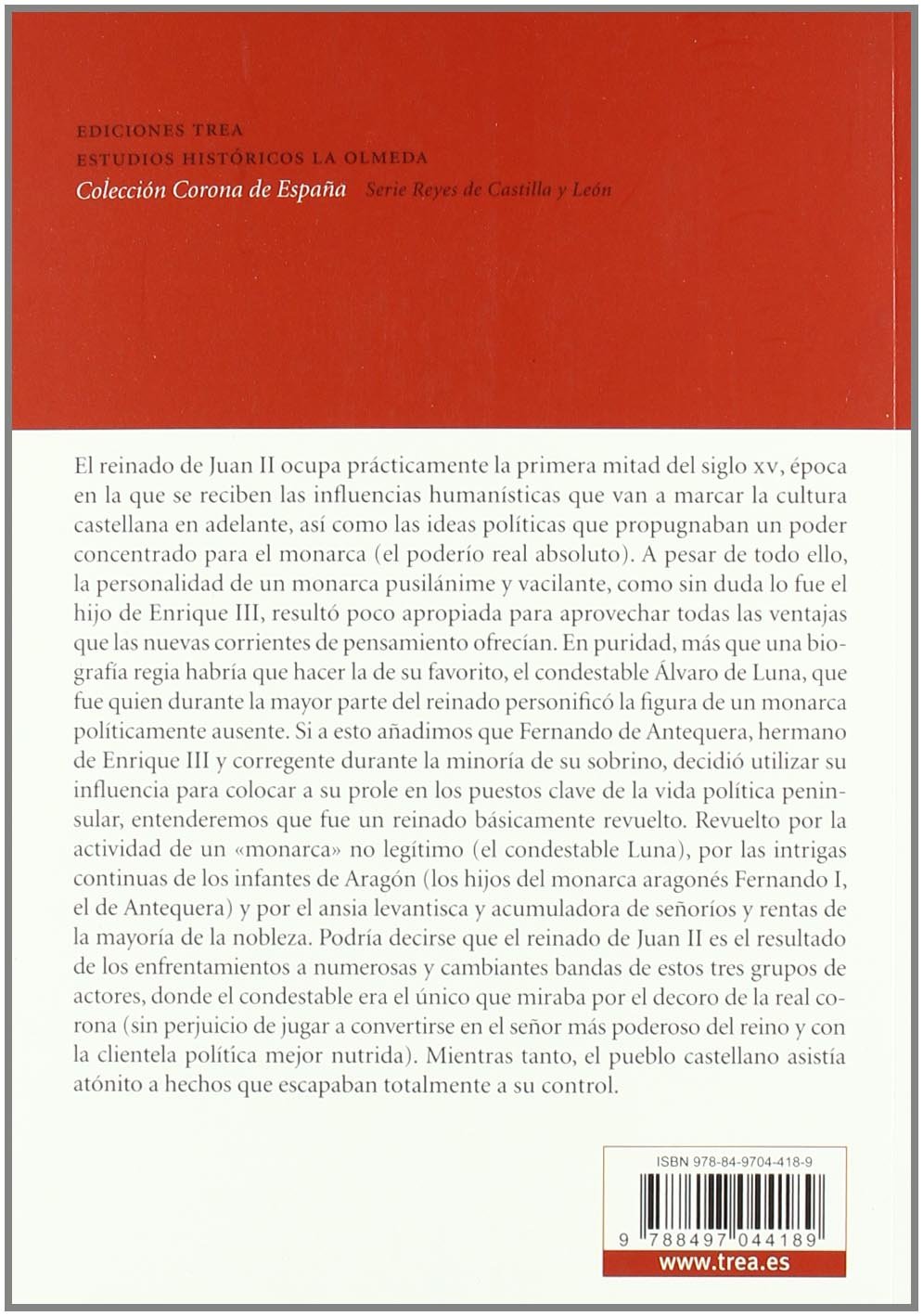 Juan II rey de Castilla y León (1406-1454)