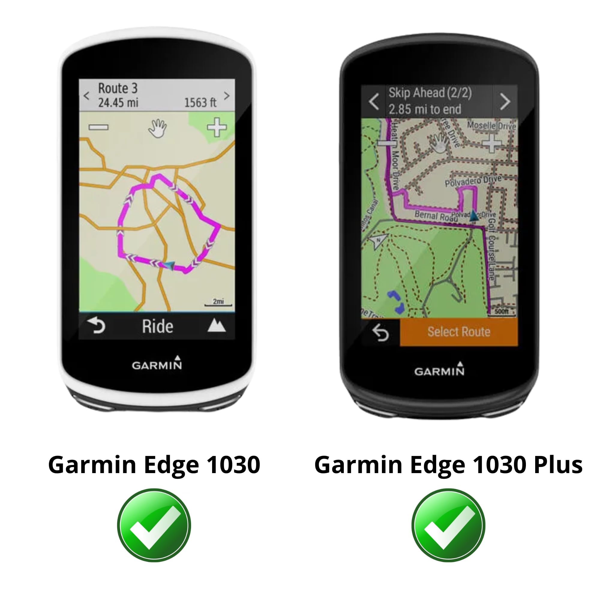 Image secondaire de Pack de 2 Verres Trempés PHONILLICO pour Garmin Edge 1030/1030 Plus