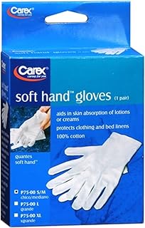 Carex Soft Hand Gloves Small/Medium P75-00 1 Pair (Pack of 6)