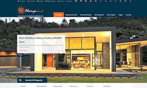 Real Estate Alanya Turkey Mobile App