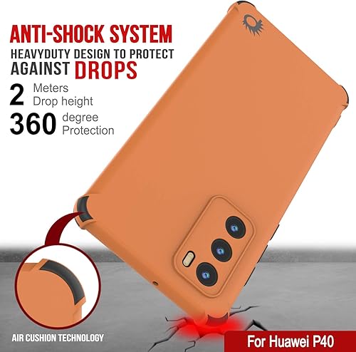 Miniatura 12 de Punkcase Diseñada para Huawei P40 [Serie Sunshine] Funda protectora y ligera de TPU con esquinas de absorción de golpes compatible con Huawei P40