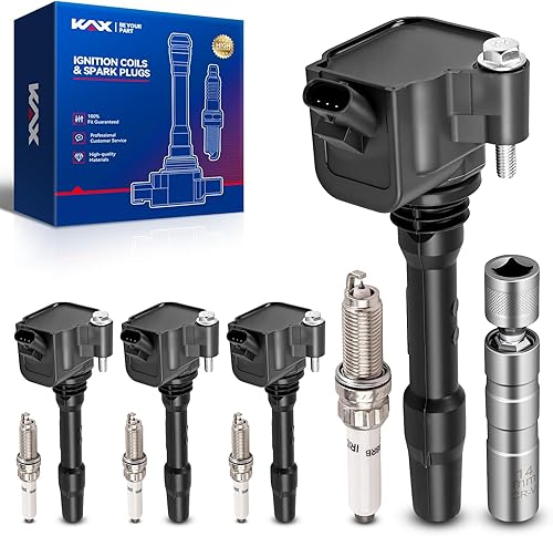 Miniatura 52 de KAX Paquete de 4 bobinas de encendido para Chevrolet Equinox 2010-2017 2.4L, Malibu 2007-2014 2.4L/2.2L, GMC Terrain 2010-2017 2.4L, cobalto