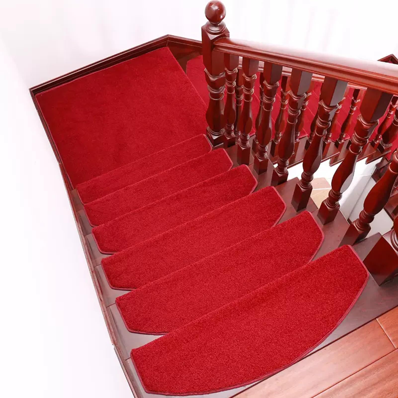 Alfombrilla antideslizante interior para peldaños de escalera autoadhesiva con juego de 5 piezas