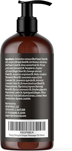 Miniatura 6 de M3 Naturals Aceite de masaje anticelulítico + aceite de masaje Ylang Ylang y jengibre