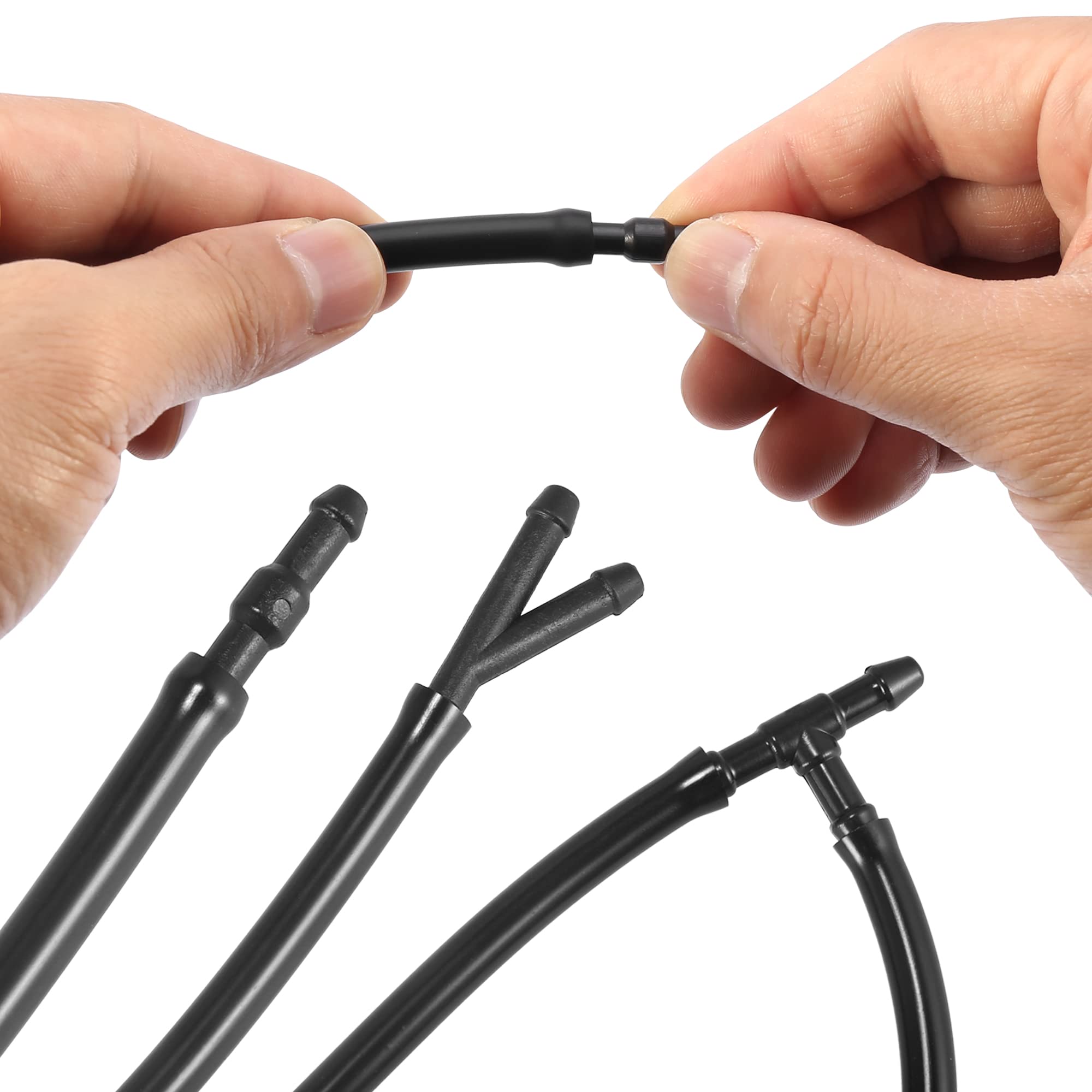 Amazon.com: X AUTOHAUX 4pcs Car Front Windshield Washer Nozzle Jet