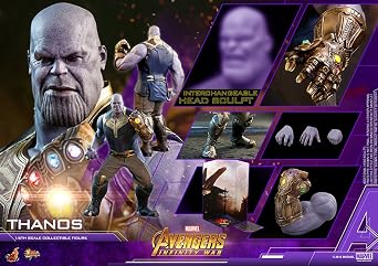Movie Masterpiece Avengers Infinity War 1/6 Scale Figure, Thanos
