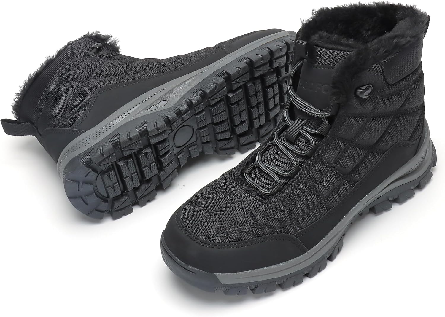 SKDOIUL Men's Winter Outdoor Snow Boots Shoes