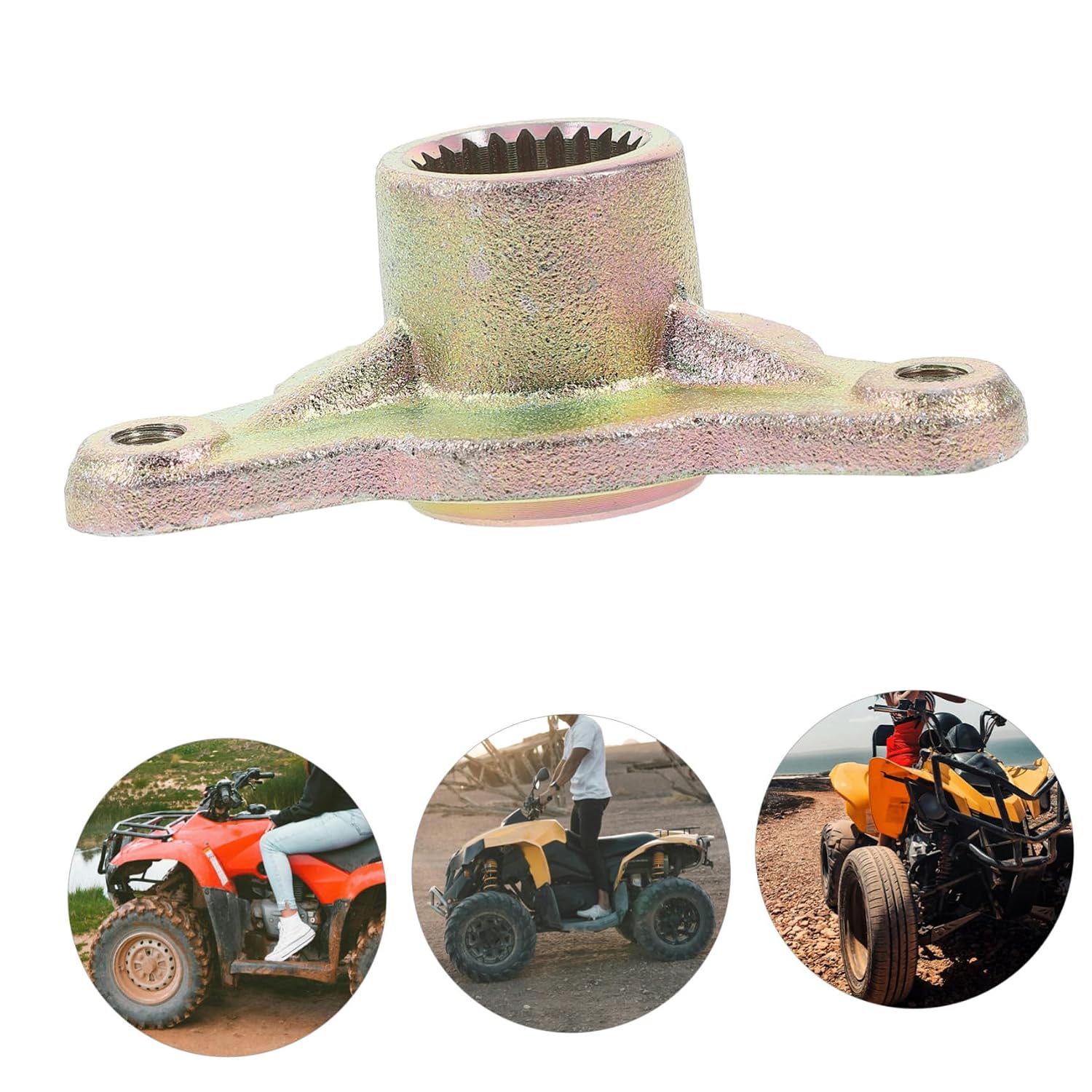 Replacement Durable Front Wheel Hub for ATV Easy Installation Enhanced Driving Vehicles