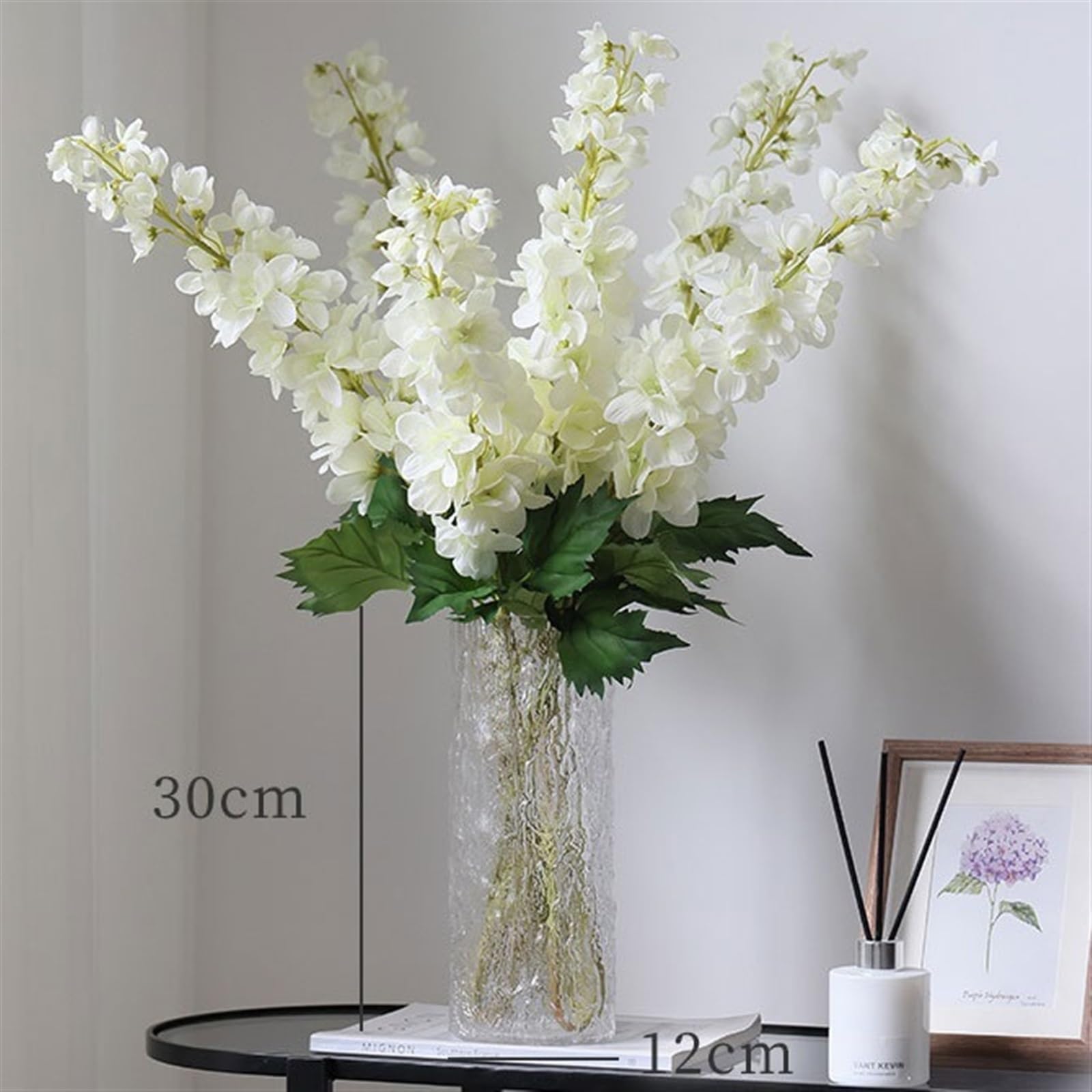 Fiori Artificiali Simulazione Artificiale Bouquet Viola di Fiori di Seta di Alta qualità Decorazione della tavola di casa Bouquet di composizioni Floreali finte Fiori Finti(E)
