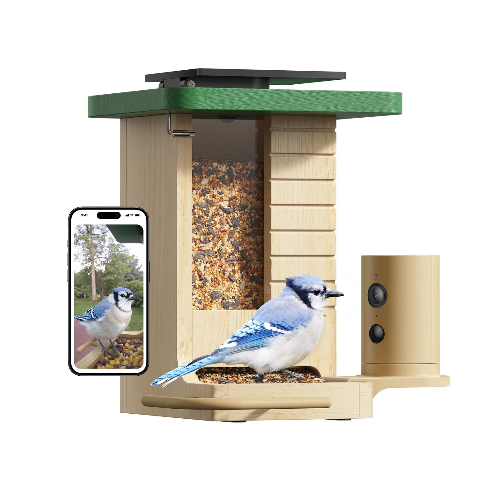 Birdfy Wood Feeder