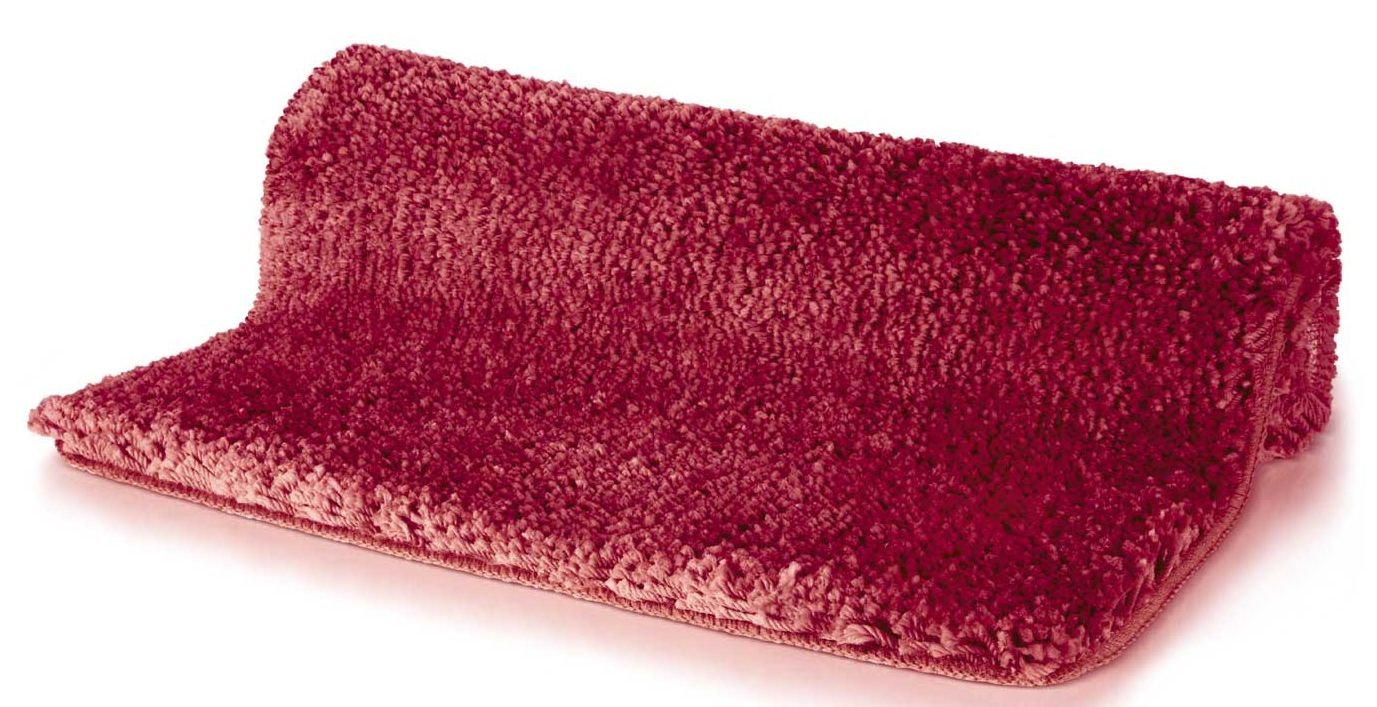 Spirella Highland Red Bathroom Rug, Polyester, Blue, 55 cm x 65 cm, 65 x 55 cm (Rectangular) - Image 2
