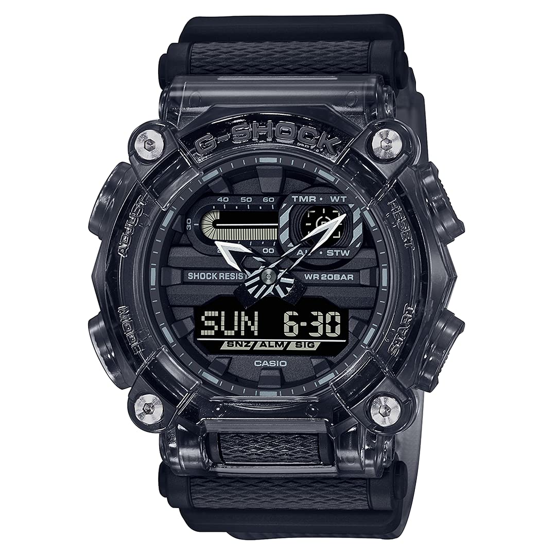 CasioCasio GA-900SKE-8AER G-Shock Analogue-Digital Watch for Men, Black