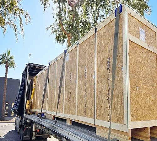 Miniatura 8 de Mytee Products (20 protectores de borde plano azules de 4 x 6 pulgadas con estuche de transporte, correas de trinquete de cabrestante de 4 pulgadas,