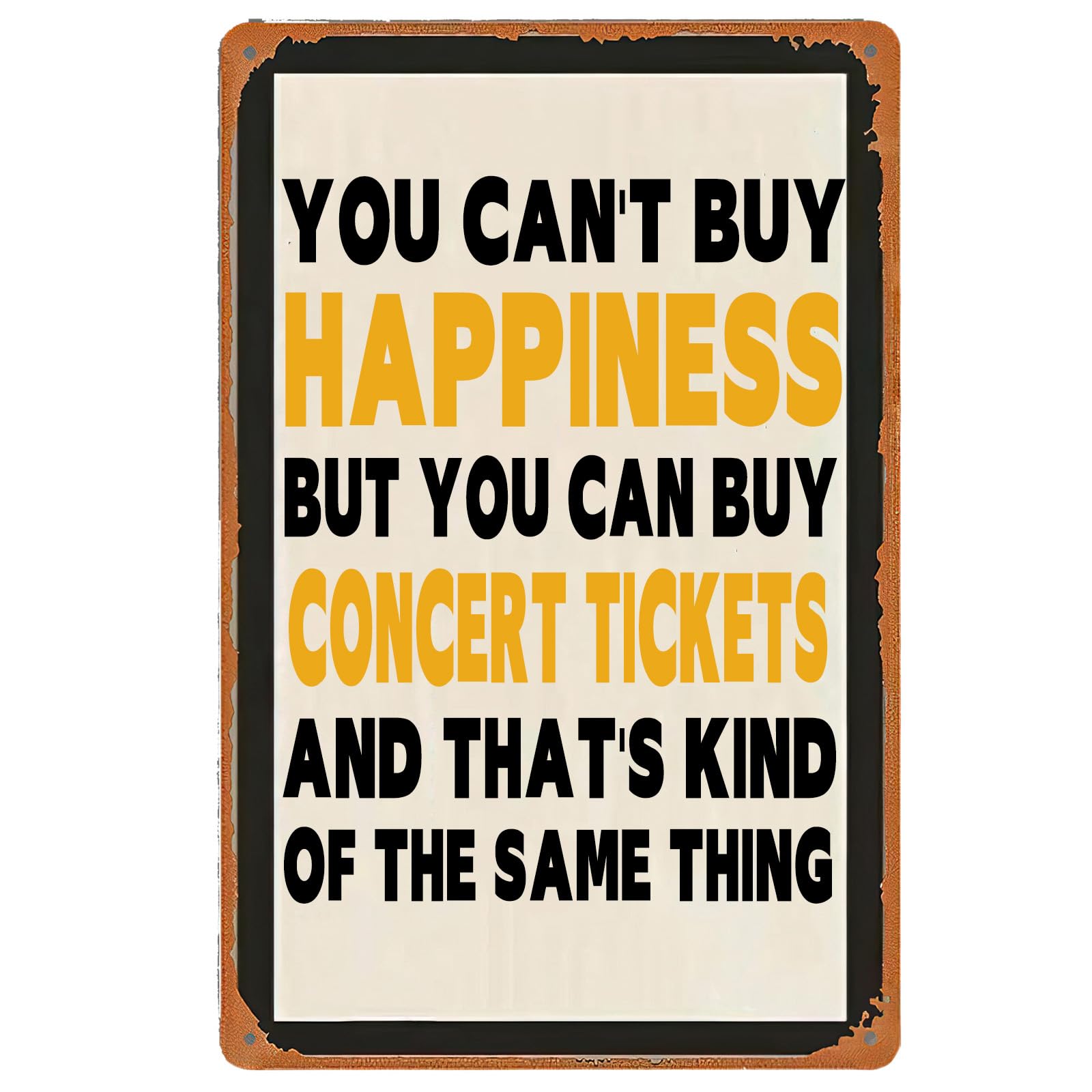Retro Metal Tin Sign, No Nonsense Zone Humorous Vintage Home Wall Tin Sign, Leisure Area Decor, 8x12 Inch