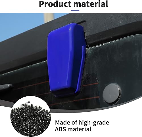 Vista 35 de Voodonala Cubierta de bisagra para puerta trasera derecha e izquierda para Jeep JL 2018-2025 Jeep Wrangler JL JLU Accesorios exteriores, negro