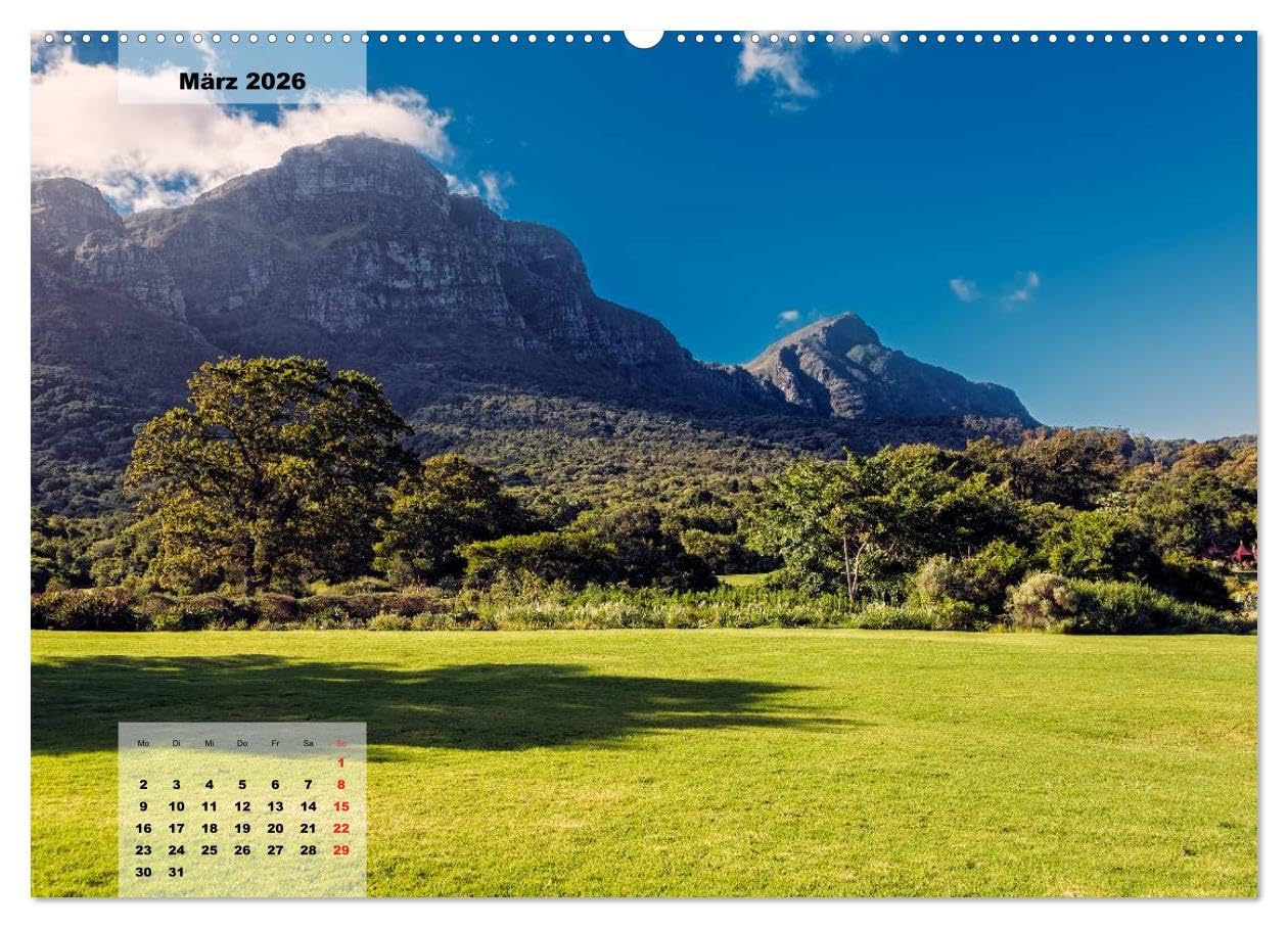 Südafrika – Kapstadt und Westkap (Wandkalender 2026 DIN A2 quer), CALVENDO Monatskalender: Südafrika entdecken - rund um Kapstadt und das Westkap (CALVENDO Orte)