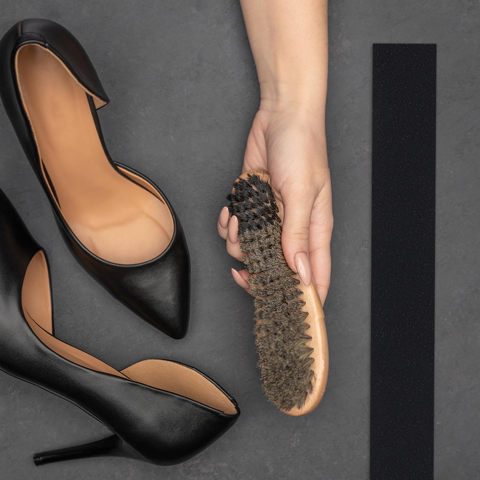 10 Piezas Protector Adhesivo Antideslizante para Tacones Unidades con Diseño Grueso para Reducción de y Recortable para Botas Zapatillas y Zapatos