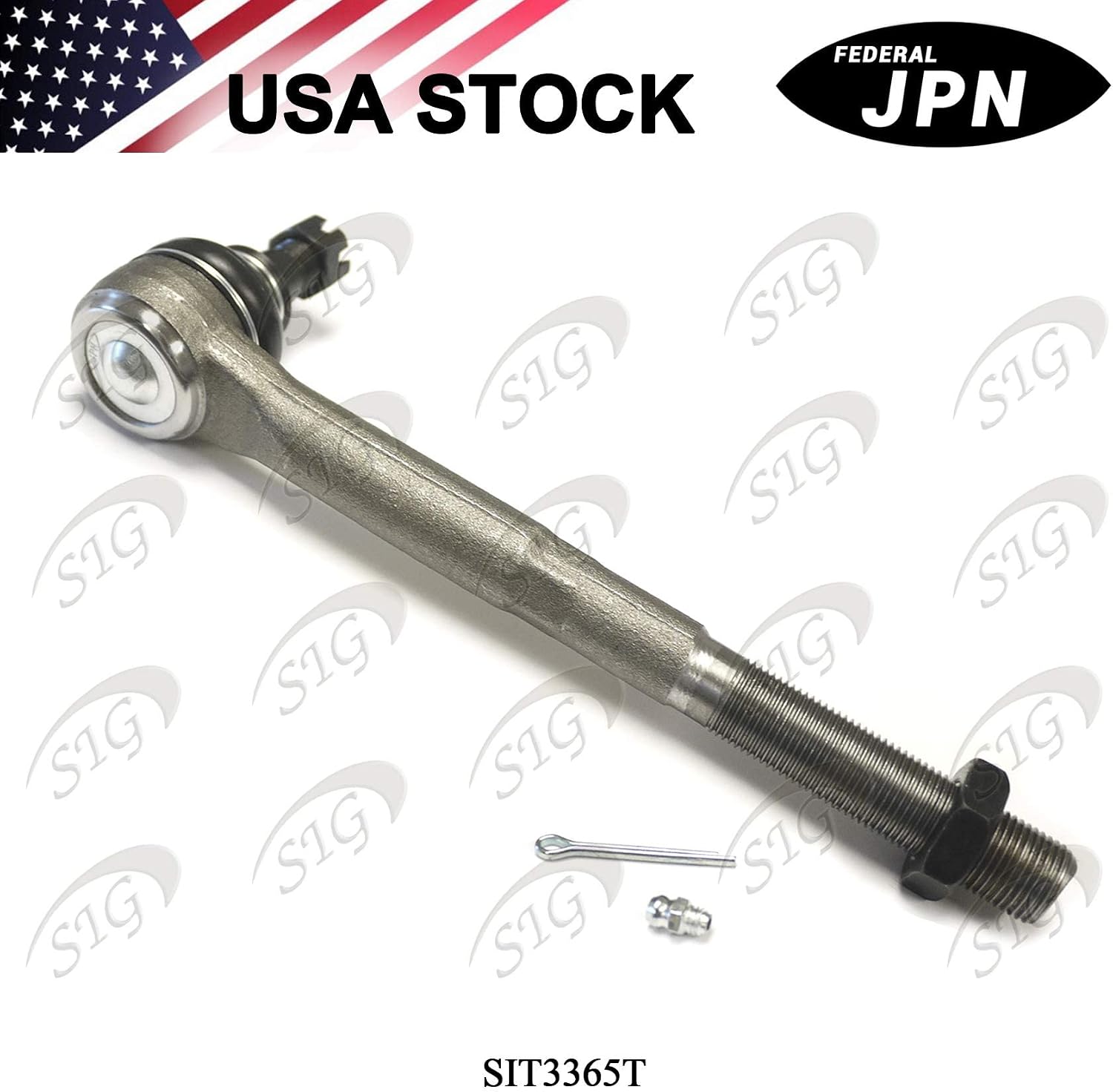 Front Left (Driver Side) Inner Tie Rod End Compatible with Ford & Lincoln Model Expedition & F150 & F150 Heritage & F250 & Blackwood & Navigator (Replacement# 2L3Z3A131AA, ES3365T) - SIT3365T