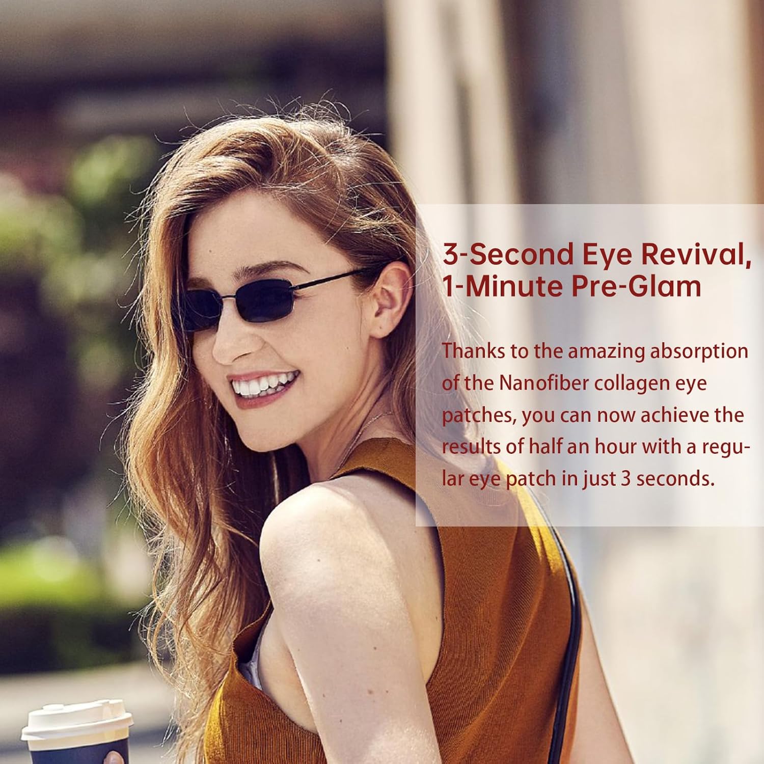 30 Pairs 3-Secs Melting Collagen Under Eye Patches with Vitamin C Serum, Under Eye Mask for Puffy eyes and Dark Circles | Retinol+Hyaluronic+Niacinamide+Ceramides,Korean Popular Eye Patches - Image 8