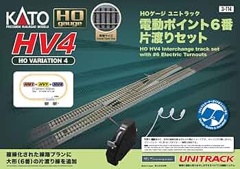 Amazon | KATO HOゲージ HV4 HOユニトラック 電動ポイント6番 片
