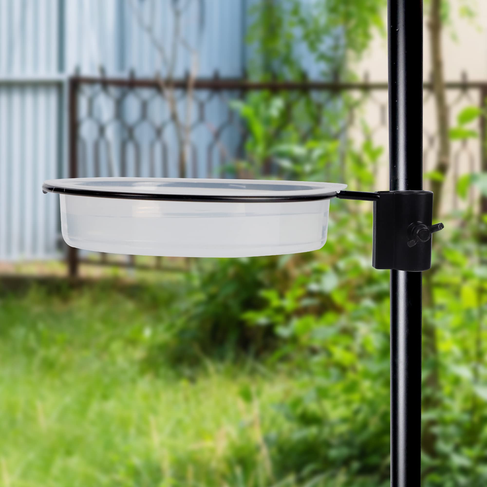 Yosager Kit D'alimentation Pour Oiseaux De Qualité Supérieure, 195,6 X 48,3 Cm, Kit De Luxe Multi-mangeoires à Suspendre Avec Suif En Métal Et Bain D'oiseaux Pour Observer Les Oiseaux Sauvages