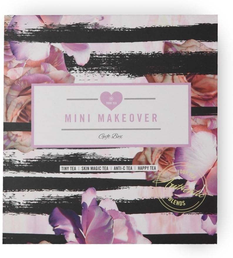 Mini Makeover Gift Box - Tiny Tea, Skin Magic Tea, Anti-c Tea, Happy Tea. Your Tea Natural Blends. Created by Traditional Chinese Medicine Practitioners.