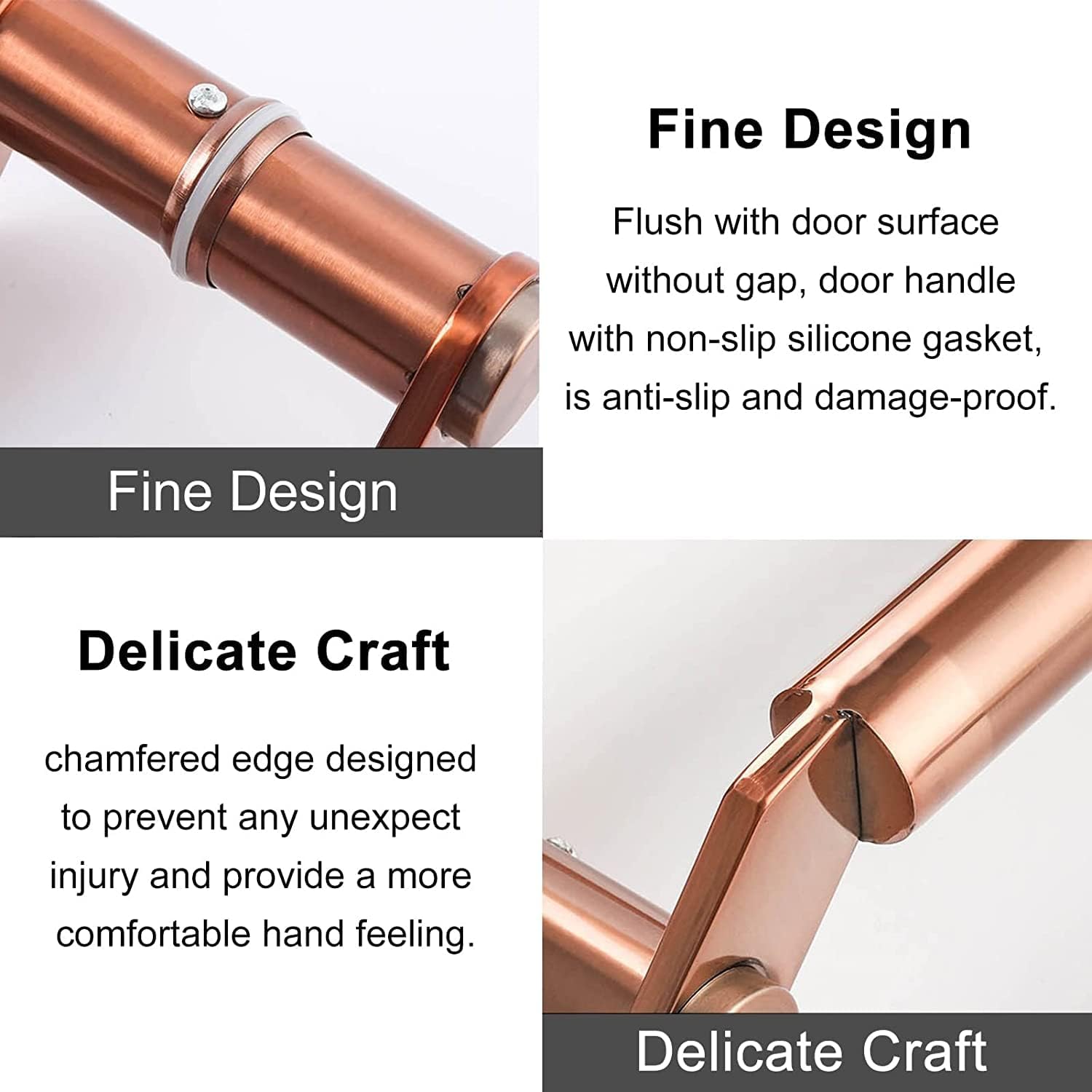 Sliding Barn Door Handle Industrial Door Pull Handle, Stainless Steel Pipe Push Pull Bar Handle, Glass Door/Wood Door/Metal Door, Rustic Door Handle Hardware,Black60Cm/23.6In