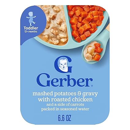 GERBER Simply Mashed Potatoes & Gravy with Roasted Chicken 6.6 oz