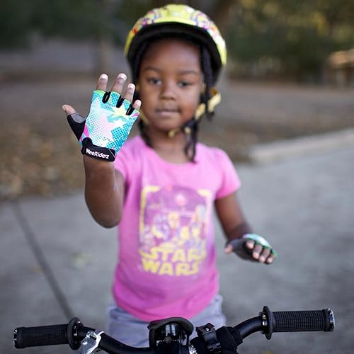 Miniatura 5 de Guantes de bicicleta para niños pequeños y pequeños para bicicletas de equilibrio y pedales para edades de 1 a 8 años. 8 diseños para niños y niñas