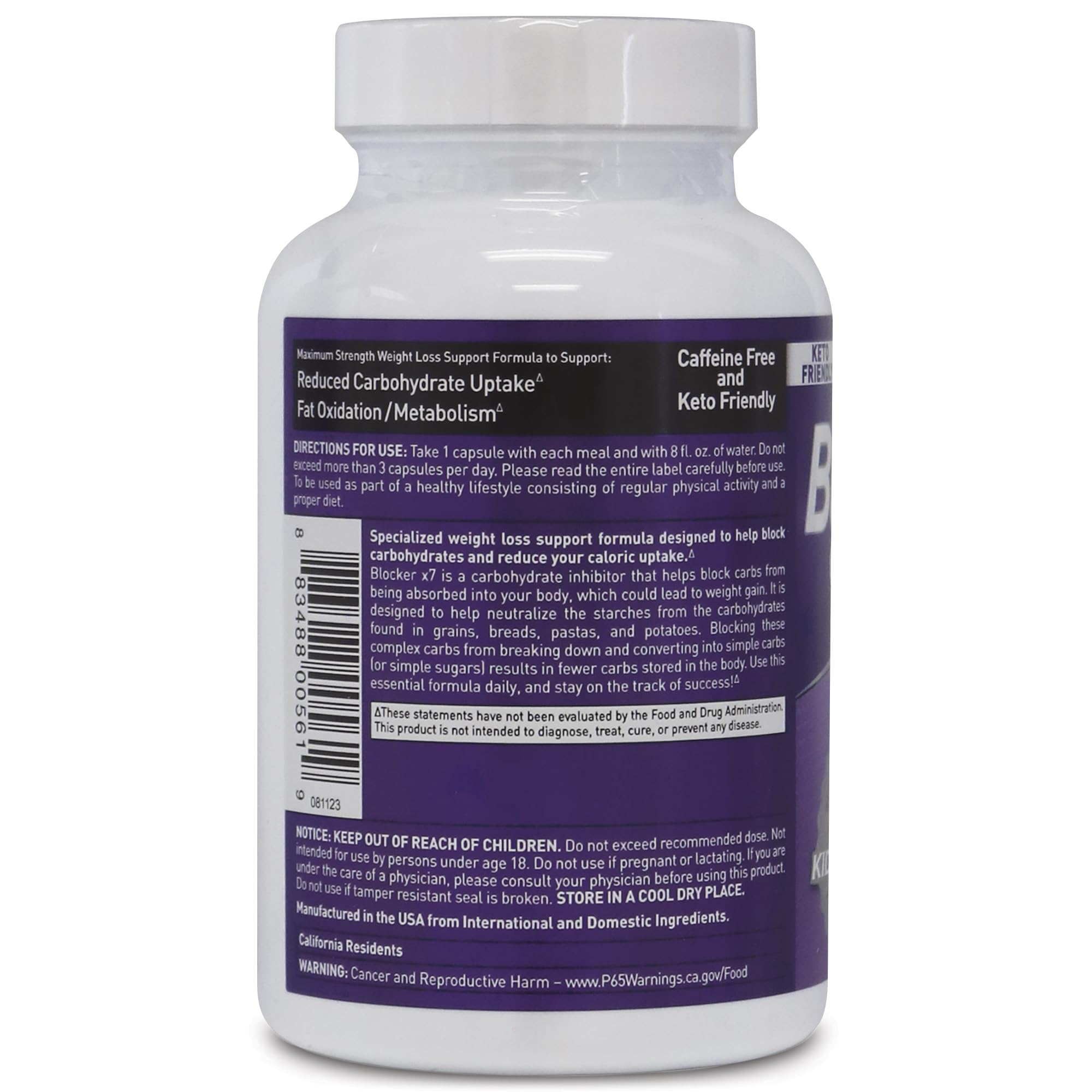 BioGenetic Laboratories Carb Blocker X7-90 Capsules (30 Servings) — Amazon image 3