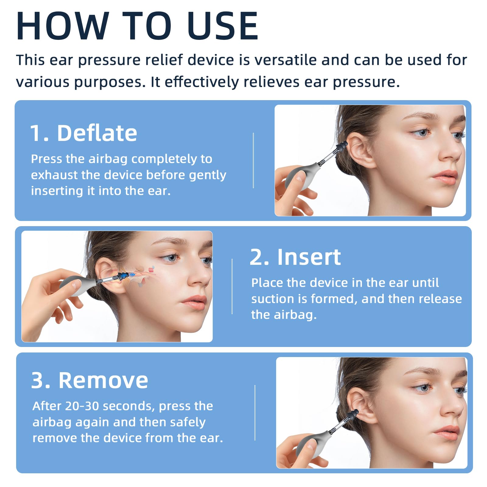 Ear Pressure Relief Device, Migraine, Headache and Tinnitus Relief Products — Amazon image 2
