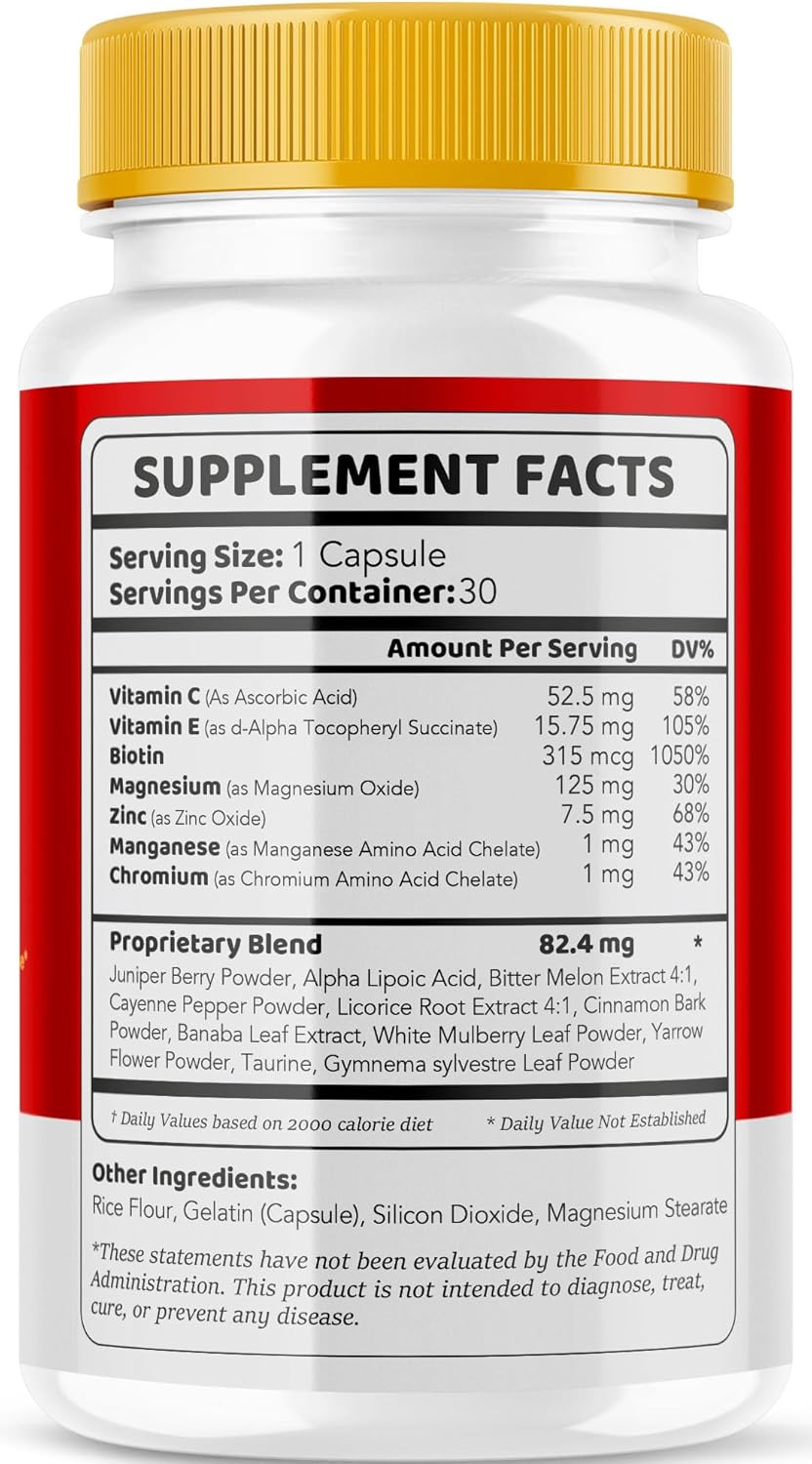 GlucoLife Capsules - Official GlucoLife Premium Formula Supplement Pills, Advanced Support Formula for Wellness & Overall Health, All Natural Ingredients GlucoLife, 30 Capsules for 1 Month - Image 7