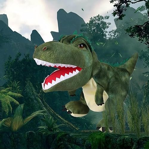 Miniatura 4 de Marionetas de mano para niños, marionetas de mano de dinosaurio, juguetes de dinosaurio, marionetas de peluche de mano, juguete de dinosaurio,