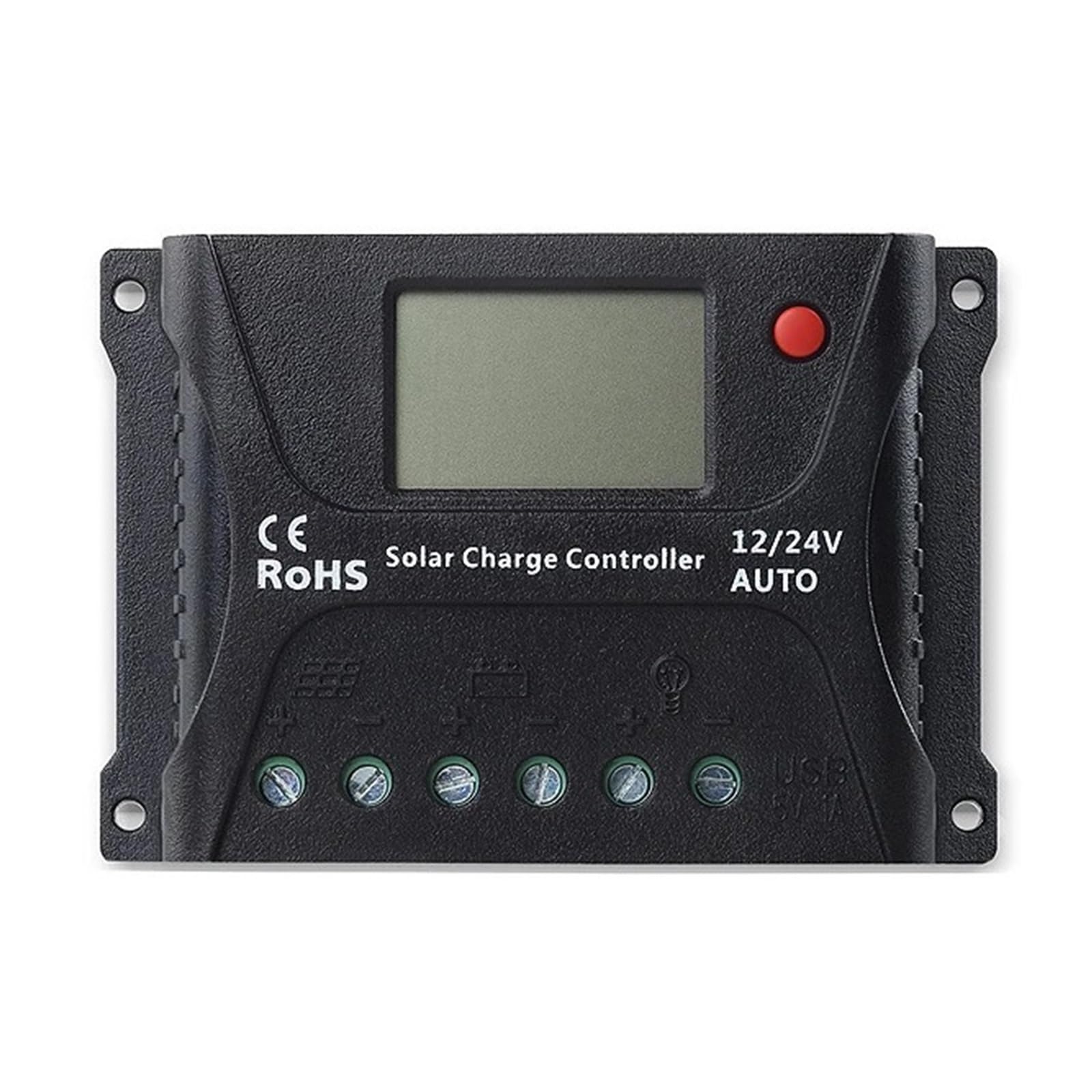 10A 20A 30A 40A 50A 60A Regolatore Di Carica Solare DC12V/24V Lavoro Automatico Pannelli Solari Regolatore Di Carica Della Batteria Regolatore(60A)