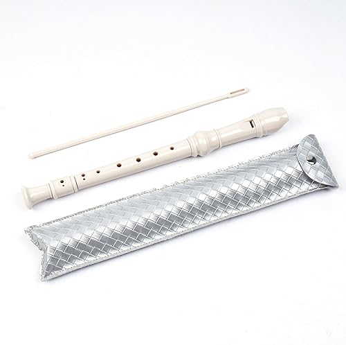 Miniatura 145 de Flauta para principiantes, niños y adultos, 8 agujeros, soprano, con varilla de limpieza y funda de cuero para estudiantes, entretenimiento en casa