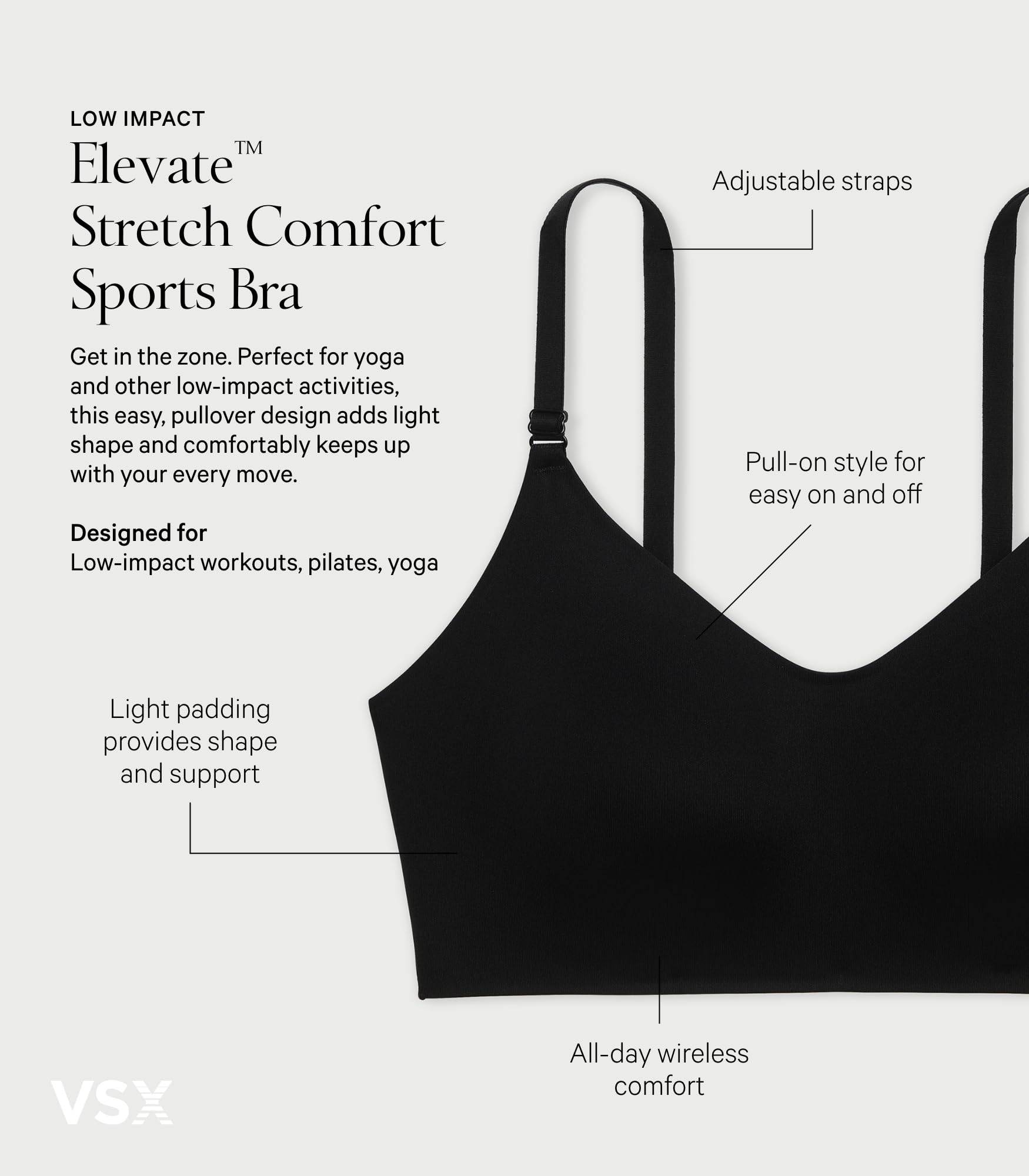 Victoria's Secret VSX Elevate™ - Brasier deportivo elástico y cómodo