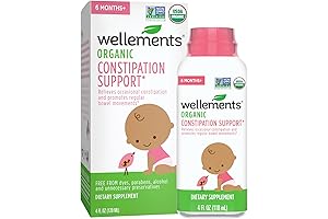 Wellements Organic Constipation Support: A Gentle Solution for Infant Constipation