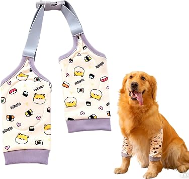 Dog Front Leg Braces Recovery Sleeve,Pet Front Leg Hock Brace Elbow Protector,Knee Prevent Licking Wounds Brace with Soft Padded and Adjustable Straps for Medium Large Dogs Calluses Pressure Sores,XXL